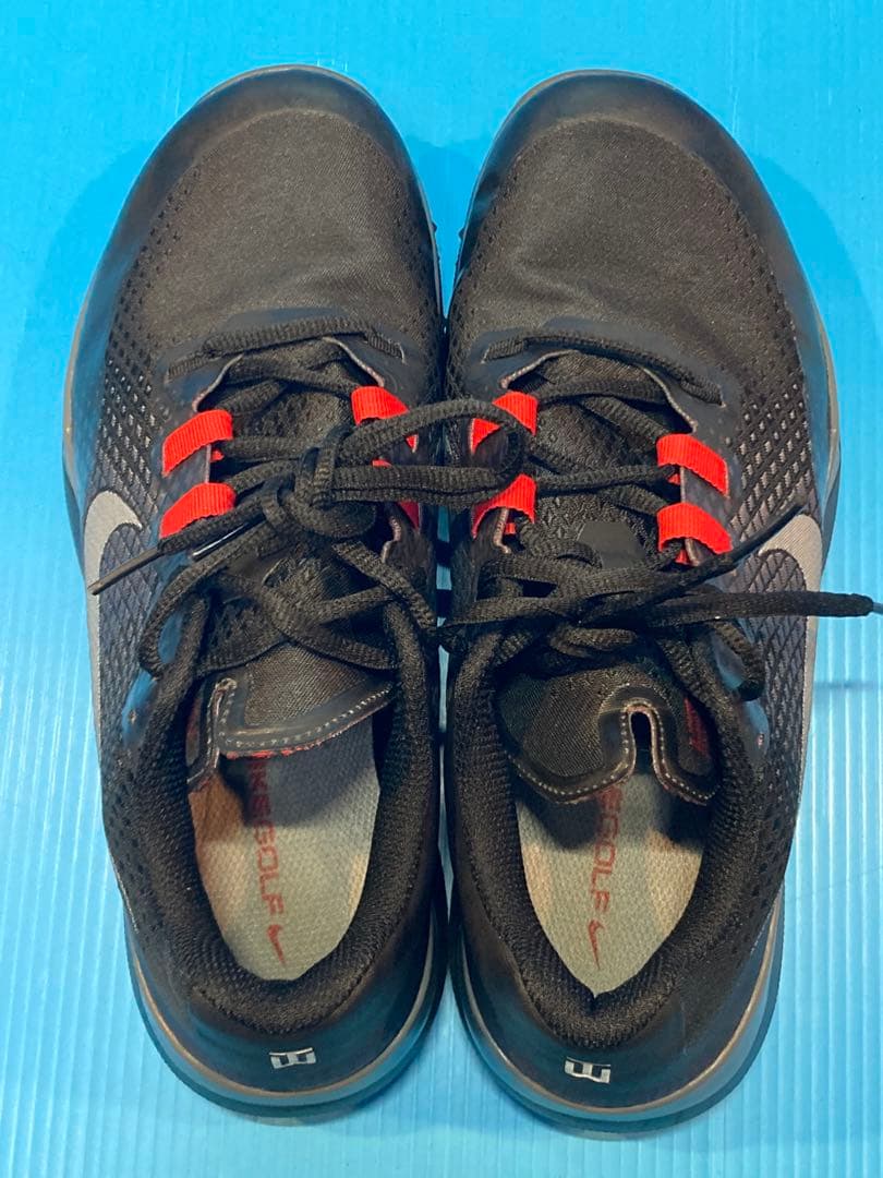 【美品】NIKEGOLF／ナイキゴルフ ゴルフシューズ タイガー・ウッズTW15