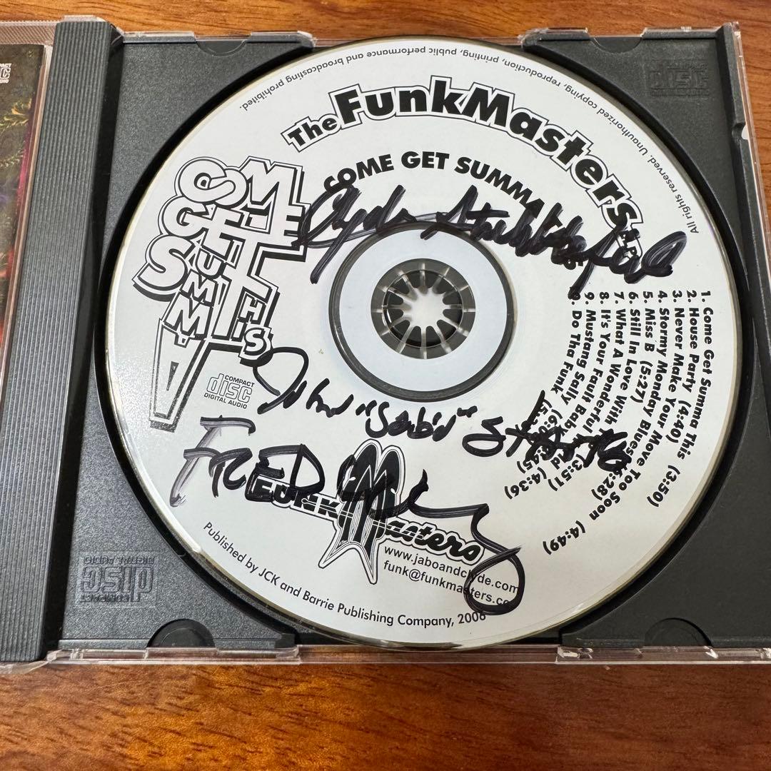 サイン入りThe FunkMasters Come Get Summa This