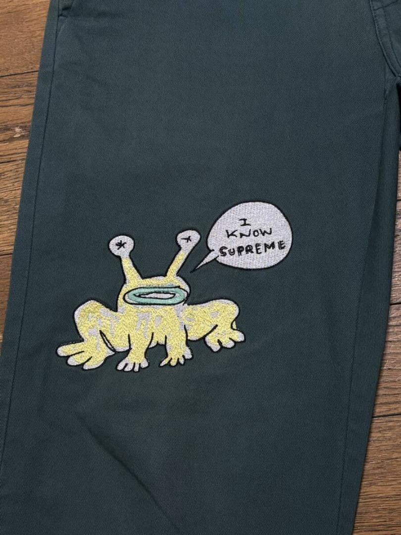 シュプリーム Daniel Johnston ダニエルジョンストン ワークパンツ
