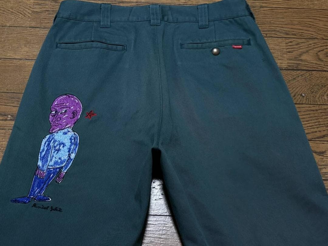 シュプリーム Daniel Johnston ダニエルジョンストン ワークパンツ