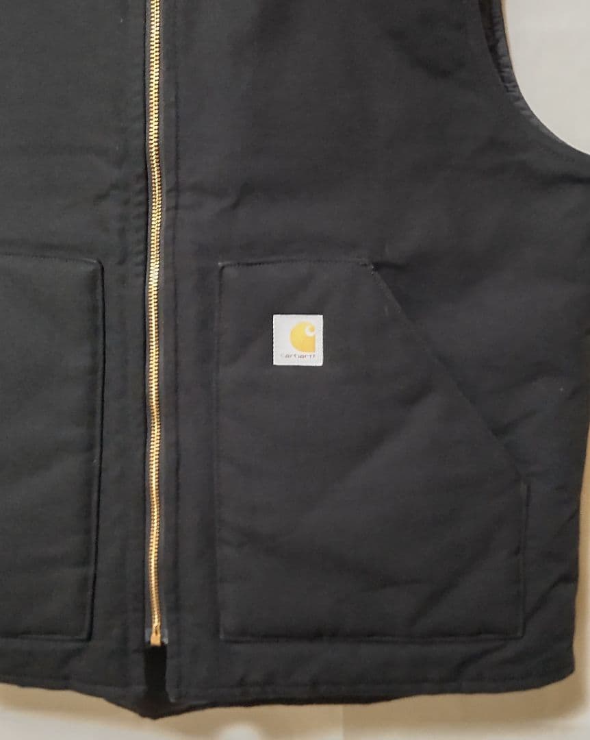 Carhartt ダックベスト L ブラック 美品 カーハート
