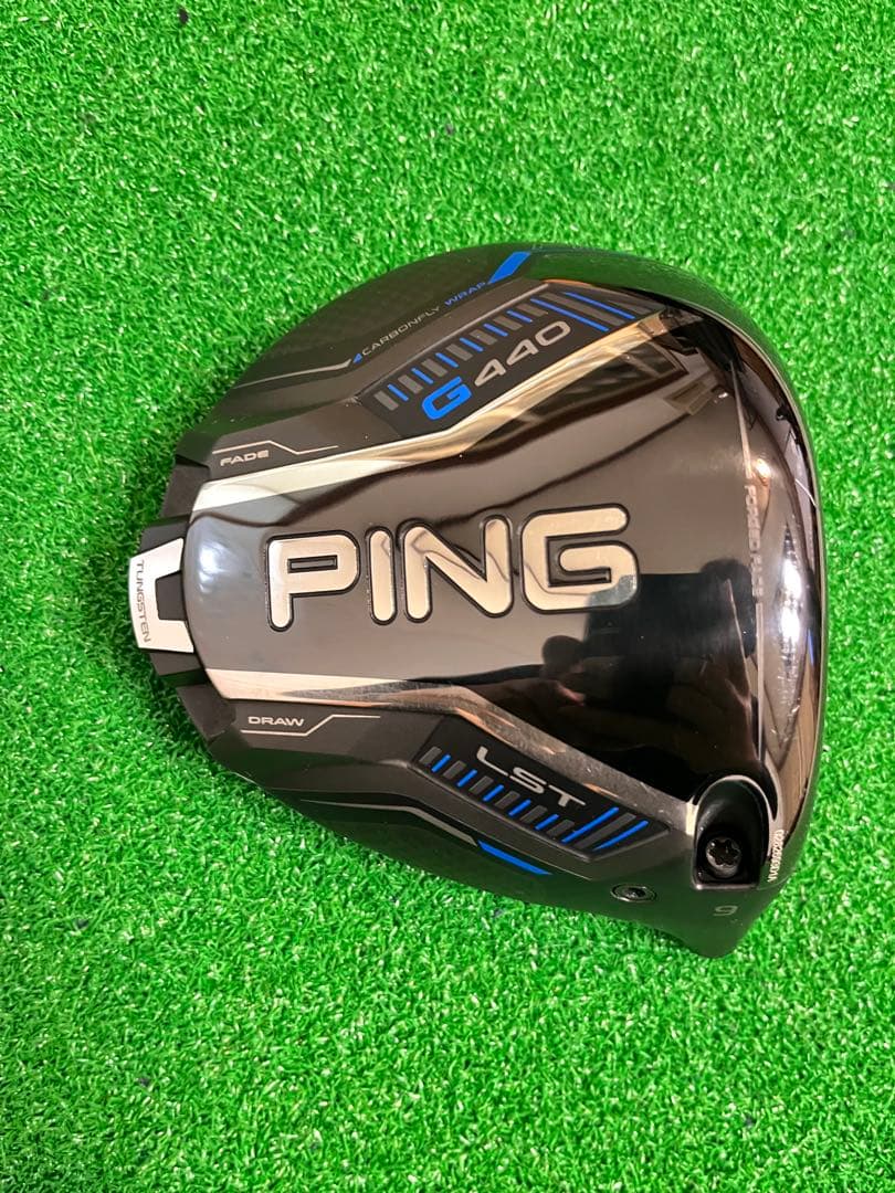 美品　PING G440 LST 9° ドライバー ヘッドのみ カバー・レンチ付