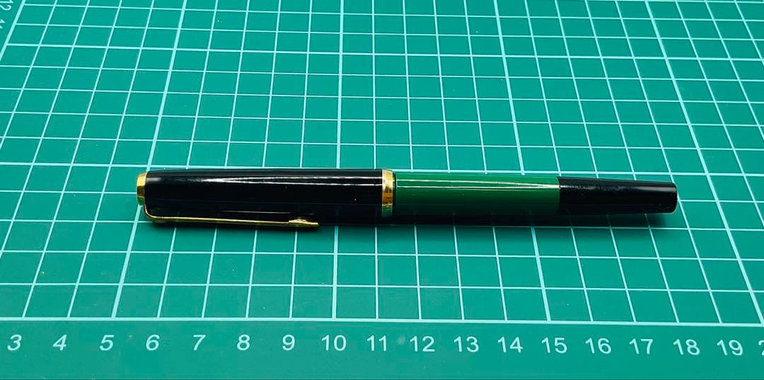 ペリカン MK 10 ブラック - グリーン ペン先サイズ #EF ドイツ製