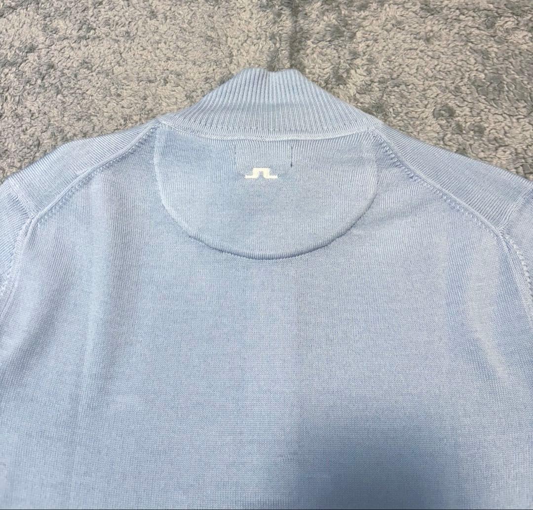 ★新品 J.LINDEBERG ゴルフセーター モックネック ハーフジップアップ
