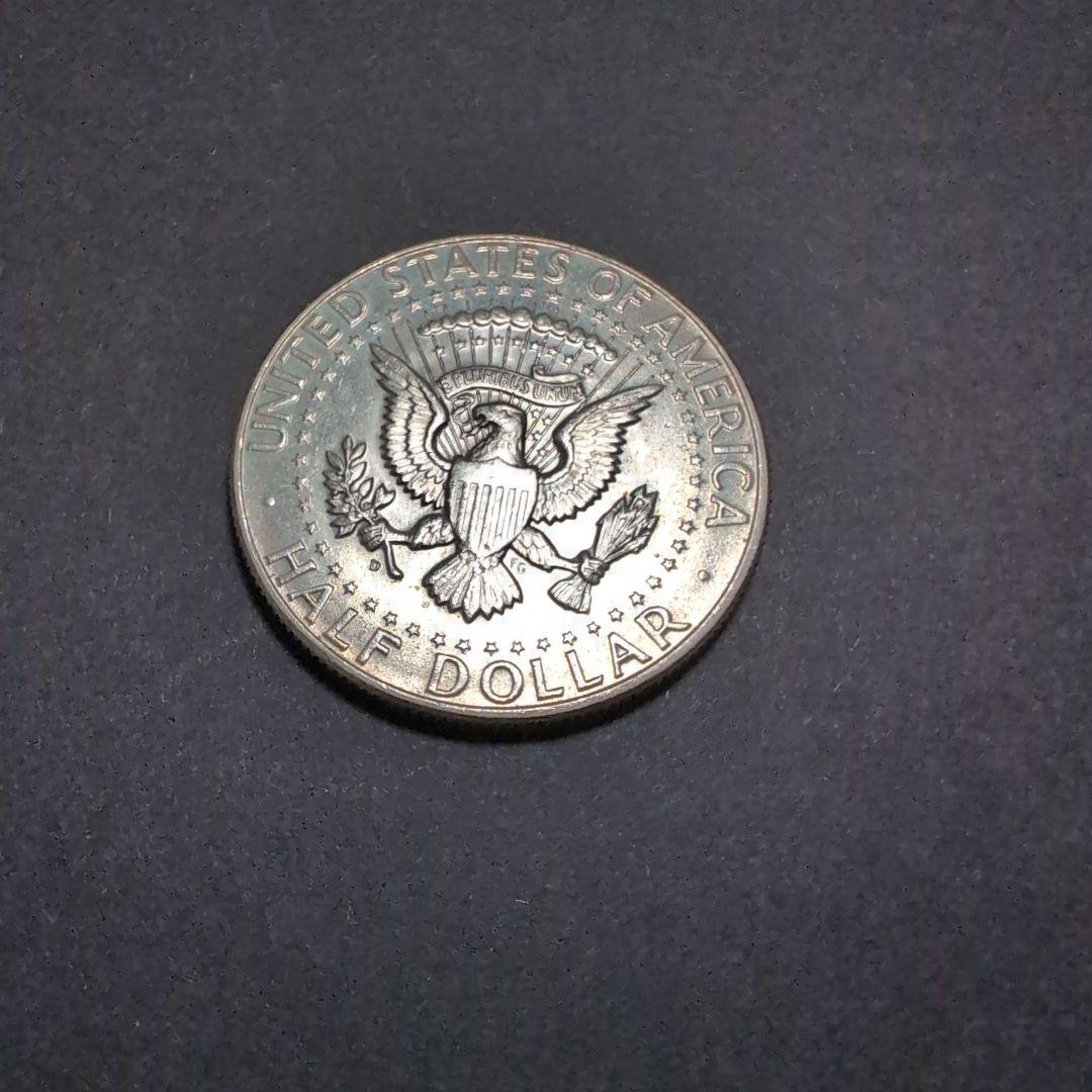 ケネディハーフダラー 銀貨　1964年　本物