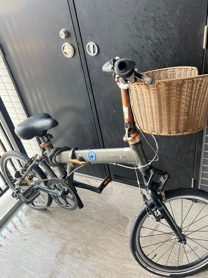 折りたたみ自転車 DAHON バスケット付き