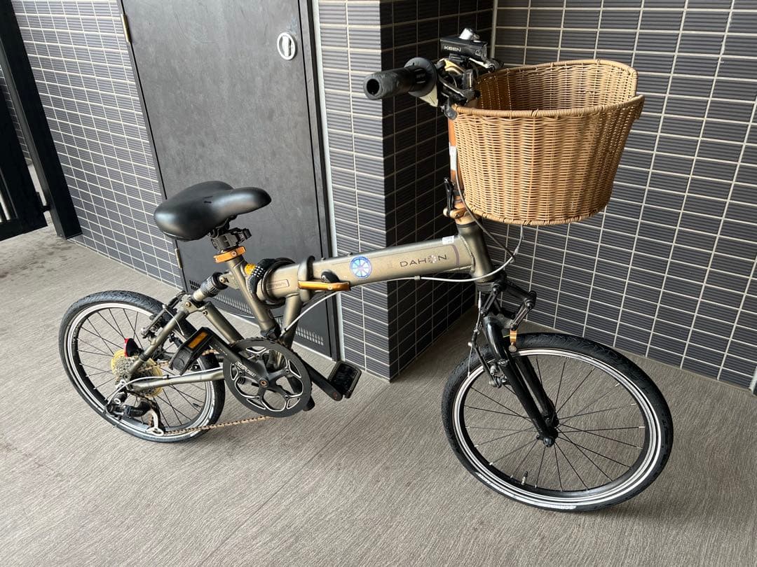 折りたたみ自転車 DAHON バスケット付き
