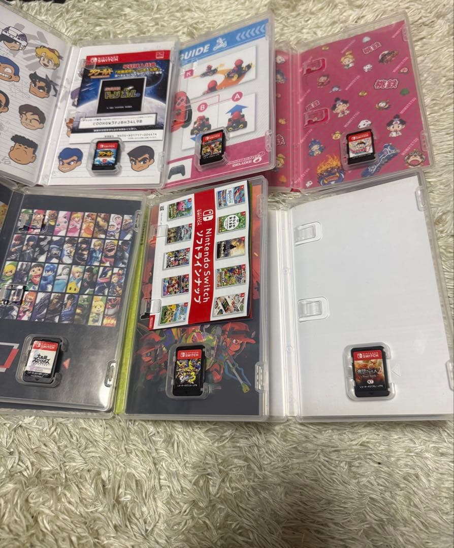Switchのカセットまとめ売り