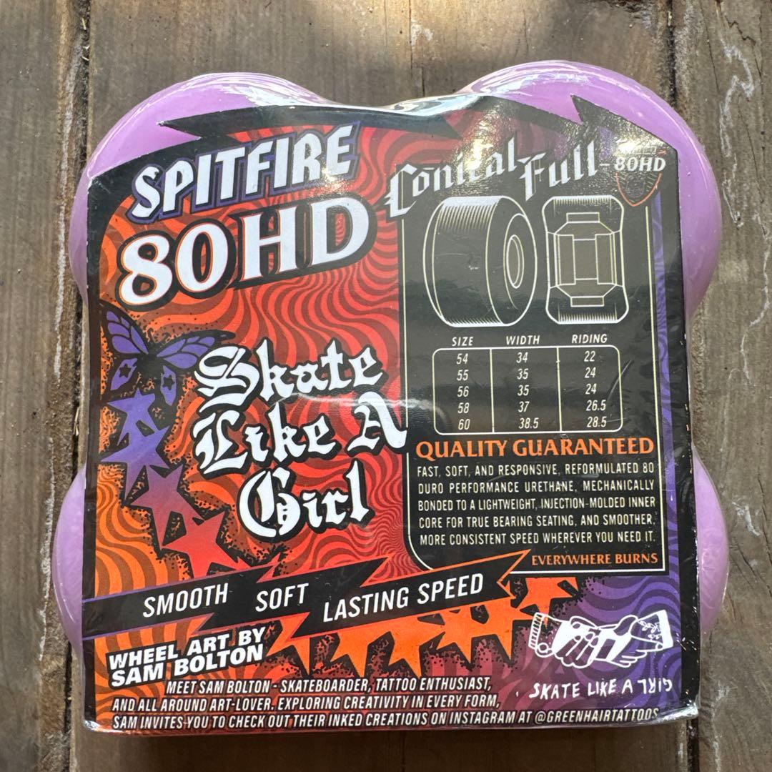 Spitfire Skate Like A Girl58mm80HD定価9130