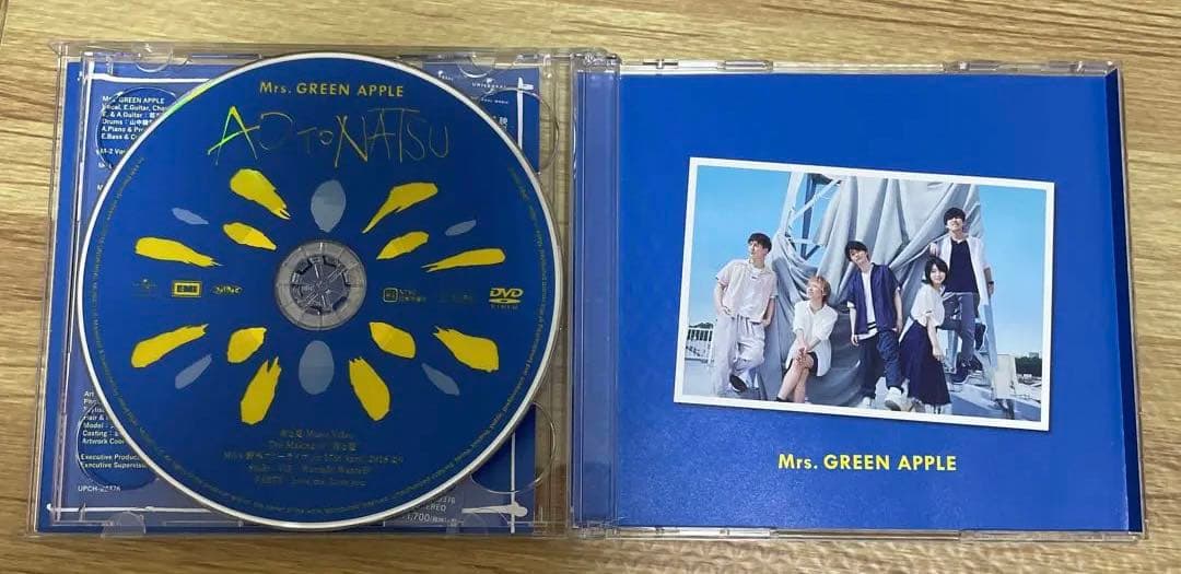 【即日発送可】青と夏 CD DVD 初回限定版　Mrs. GREEN APPLE