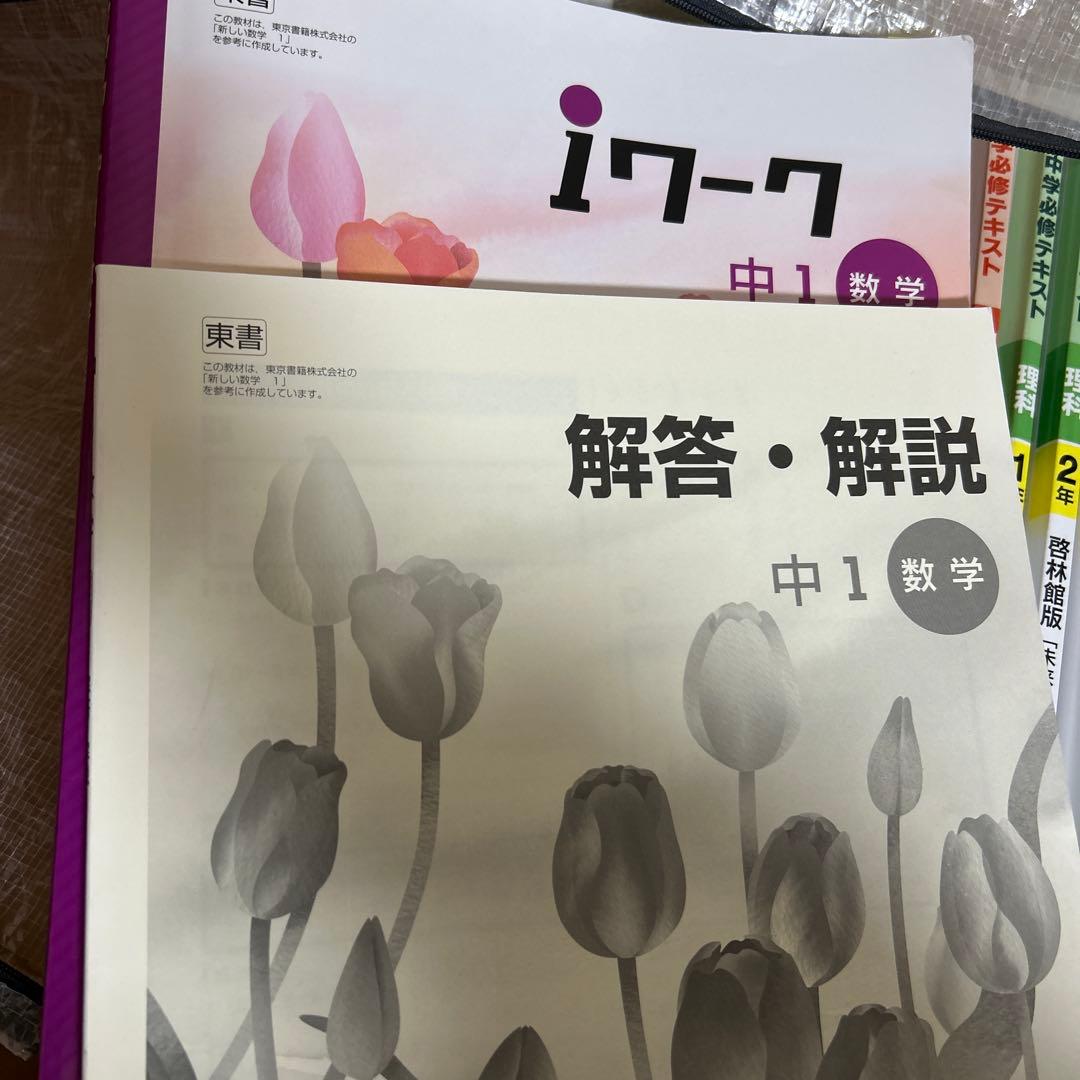 iワーク iワーク➕ 中学必修テキスト　 高校入試必須事項の完成チェックリスト