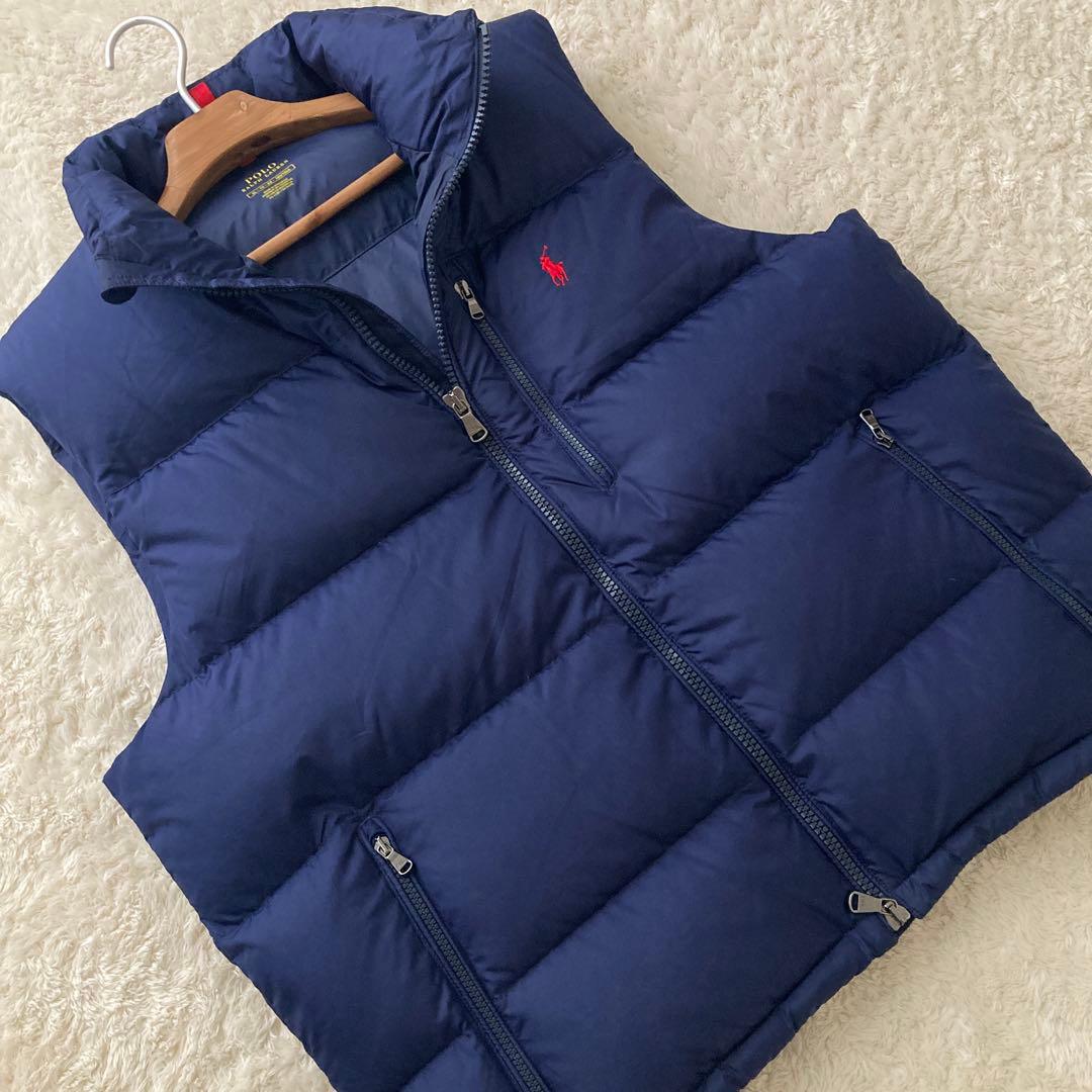 POLO RALPH LAUREN Gorhamダウンベスト　ネイビー　XL