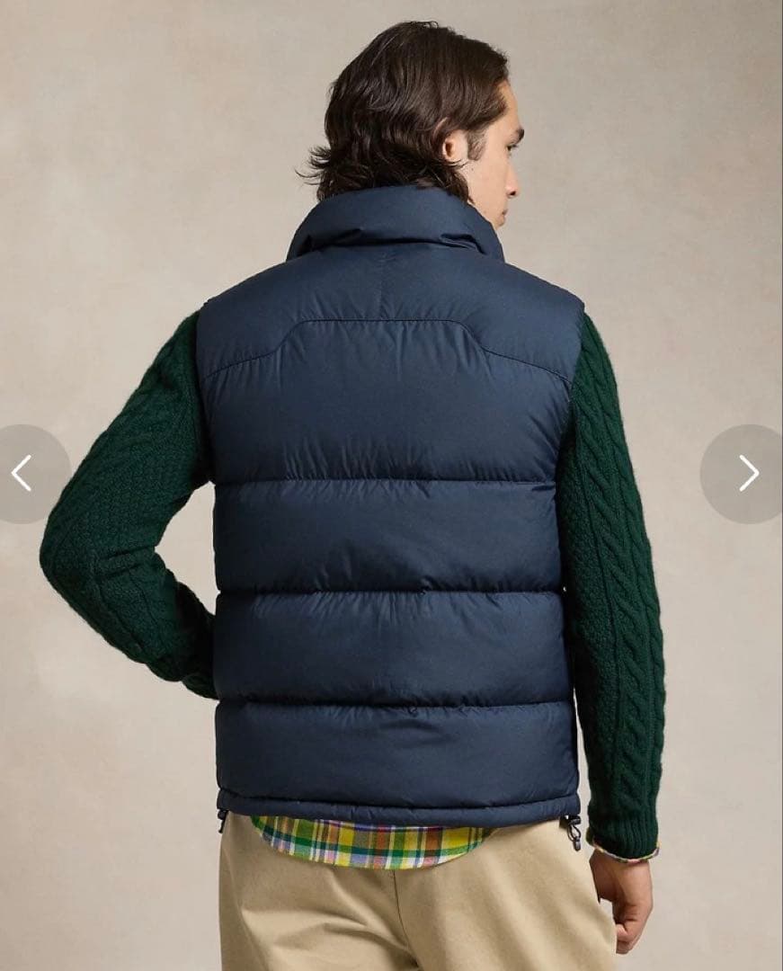 POLO RALPH LAUREN Gorhamダウンベスト　ネイビー　XL