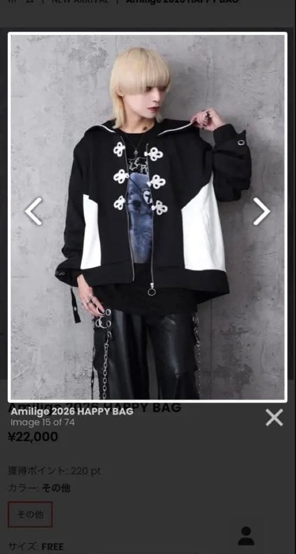 トップス Amilige 2026 HAPPY BAG