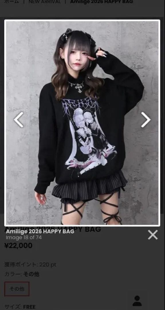 トップス Amilige 2026 HAPPY BAG