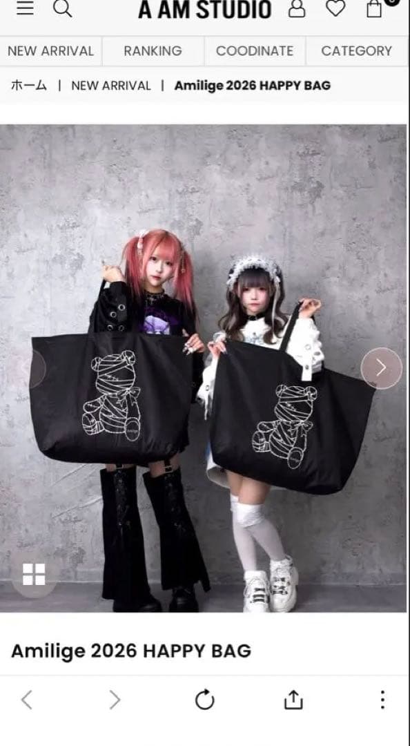 トップス Amilige 2026 HAPPY BAG