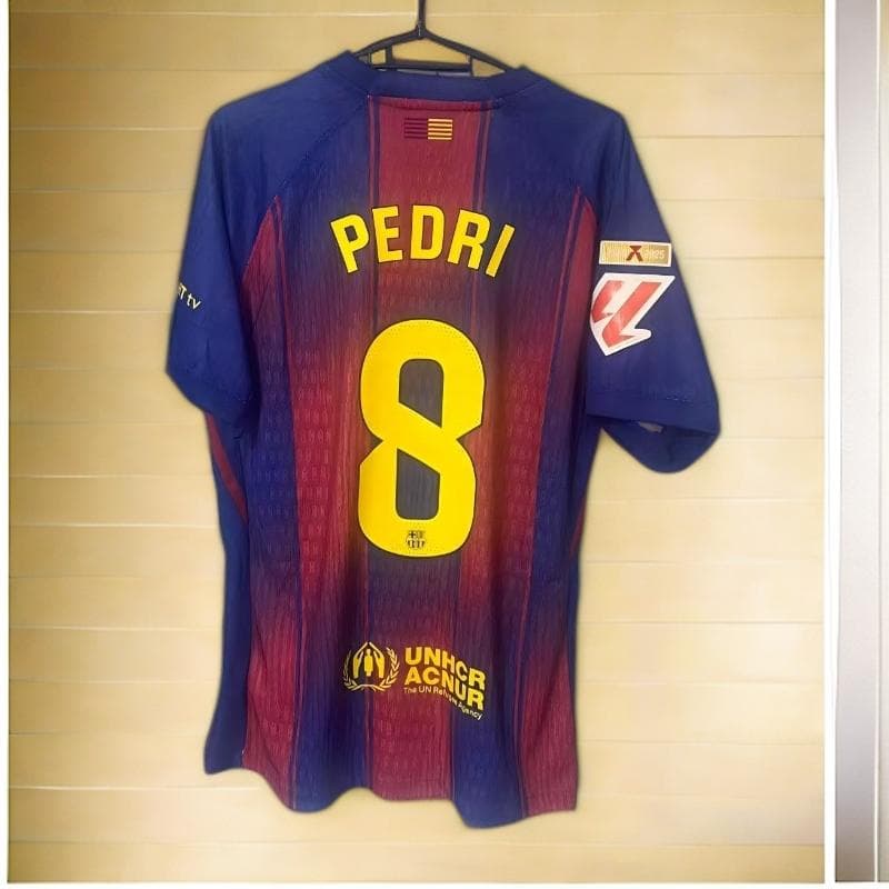 2026 バルセロナ×Ed Sheeran PEDRI 8番 半袖 シャツ
