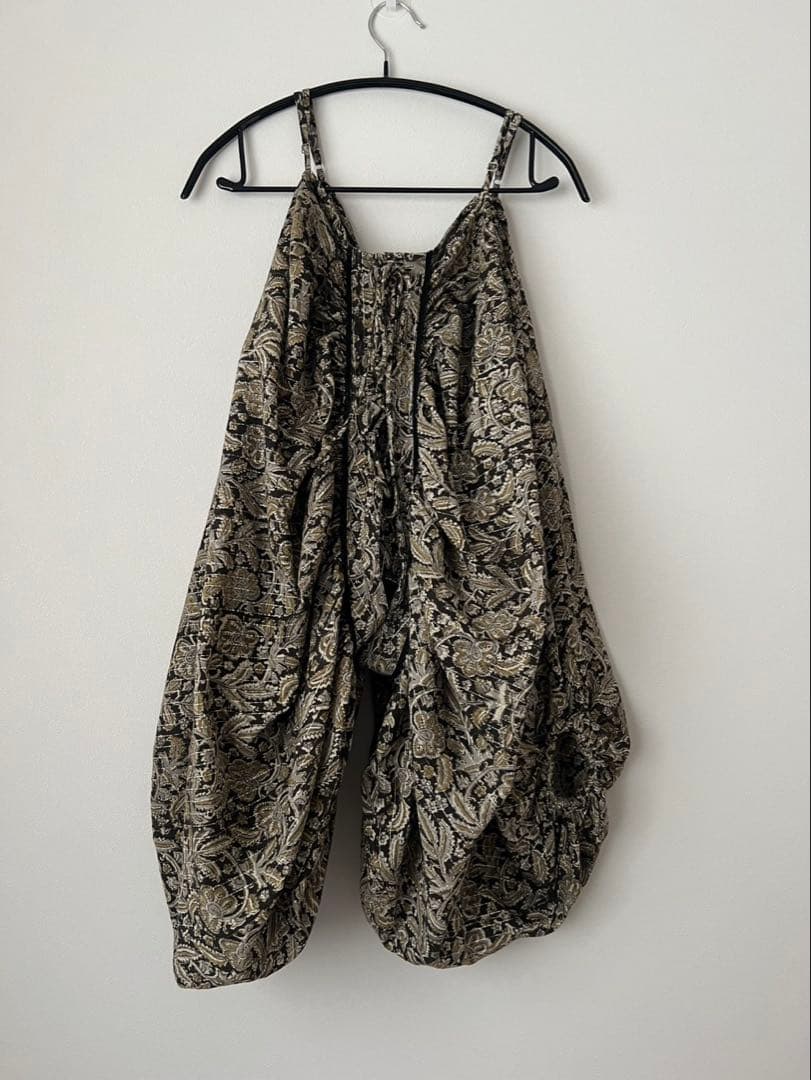 トップス INDIA PRINT TURN OVER BLOUSE