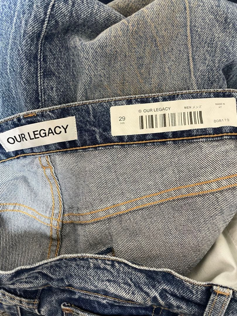 パンツ Our legacy third cut deadline wash 29