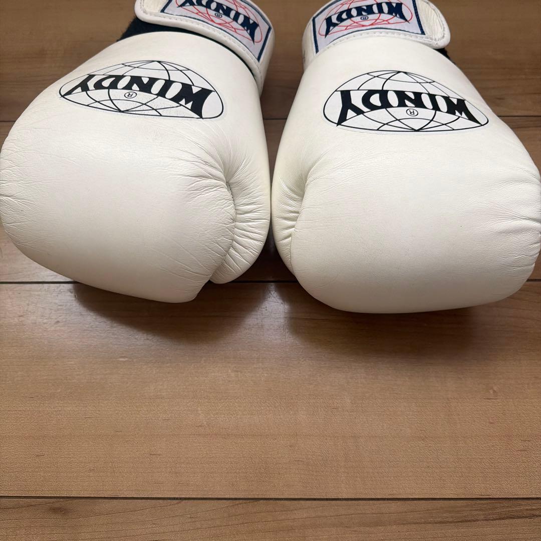 【美品】8oz WINDY ボクシンググローブ ホワイト