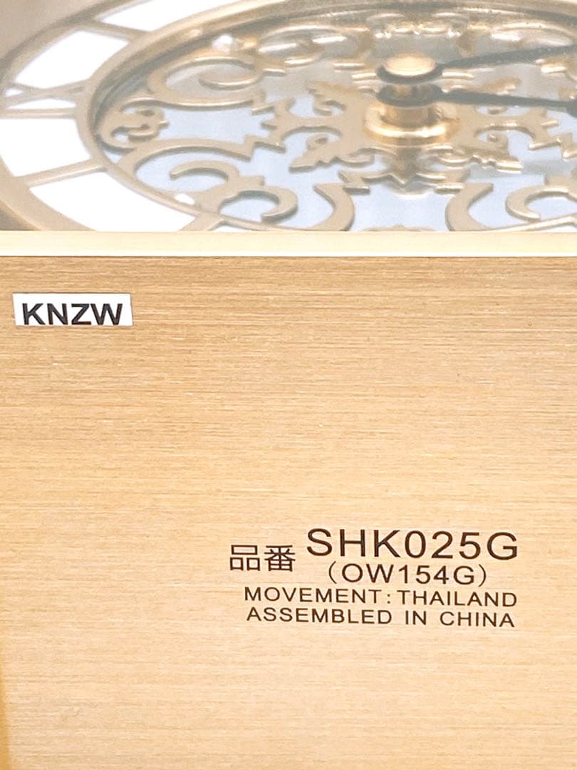 A*a様 希少・美品 GINZA WAKO 置時計 SHK025G 銀座和光 O
