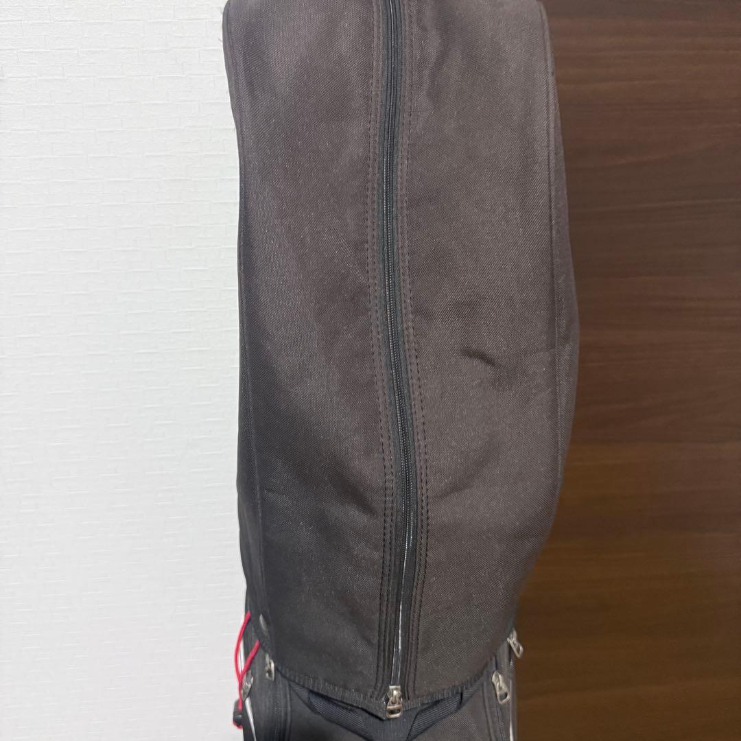 MIZUNO キャディバッグ ゴルフバッグ 黒 赤