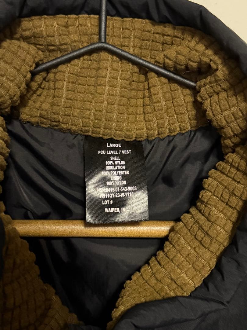 【美品】WAIPER.inc 米軍 PCU LEVEL7A PRIMALOFT