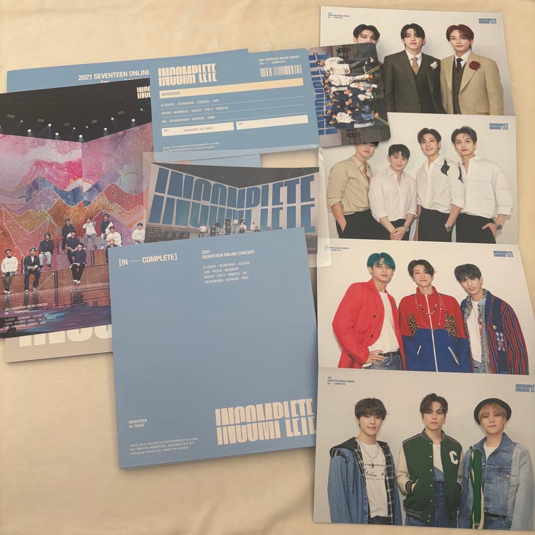 【新品未使用】SEVENTEEN IN CONPLETE Blu-ray
