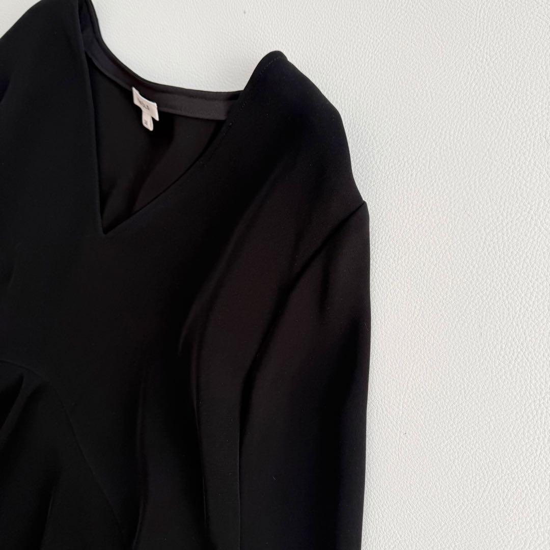 美品✨エンフォルド　フレアブラウス　Ｖネック　洗濯できる　卒業式　入学式　黒