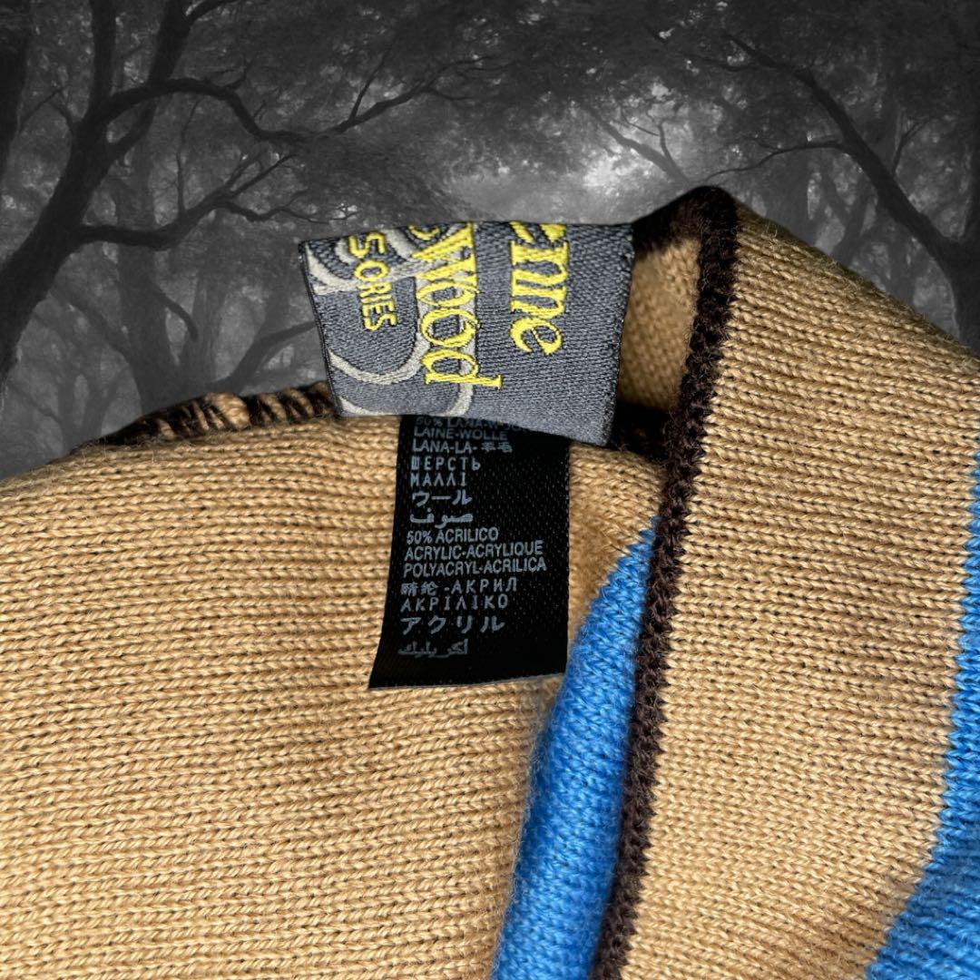 【Vivienne Westwood】 希少 オーブ 良配色 ニット帽