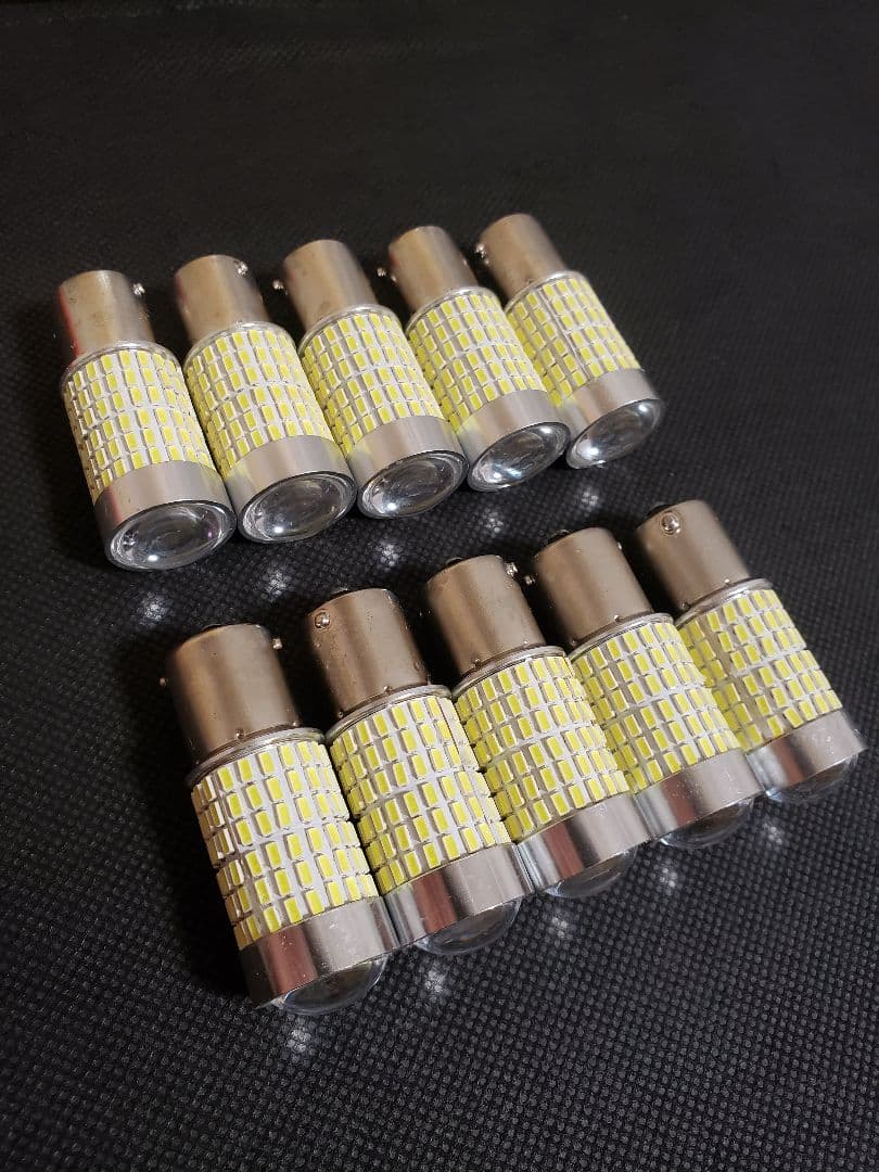 ★史上最強爆眩 S25 12V 24V トラック用品 LED マーカー球 10個