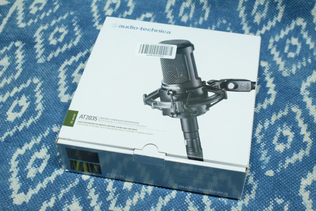 Audio Technica コンデンサマイク AT2035 動作確認品 箱付