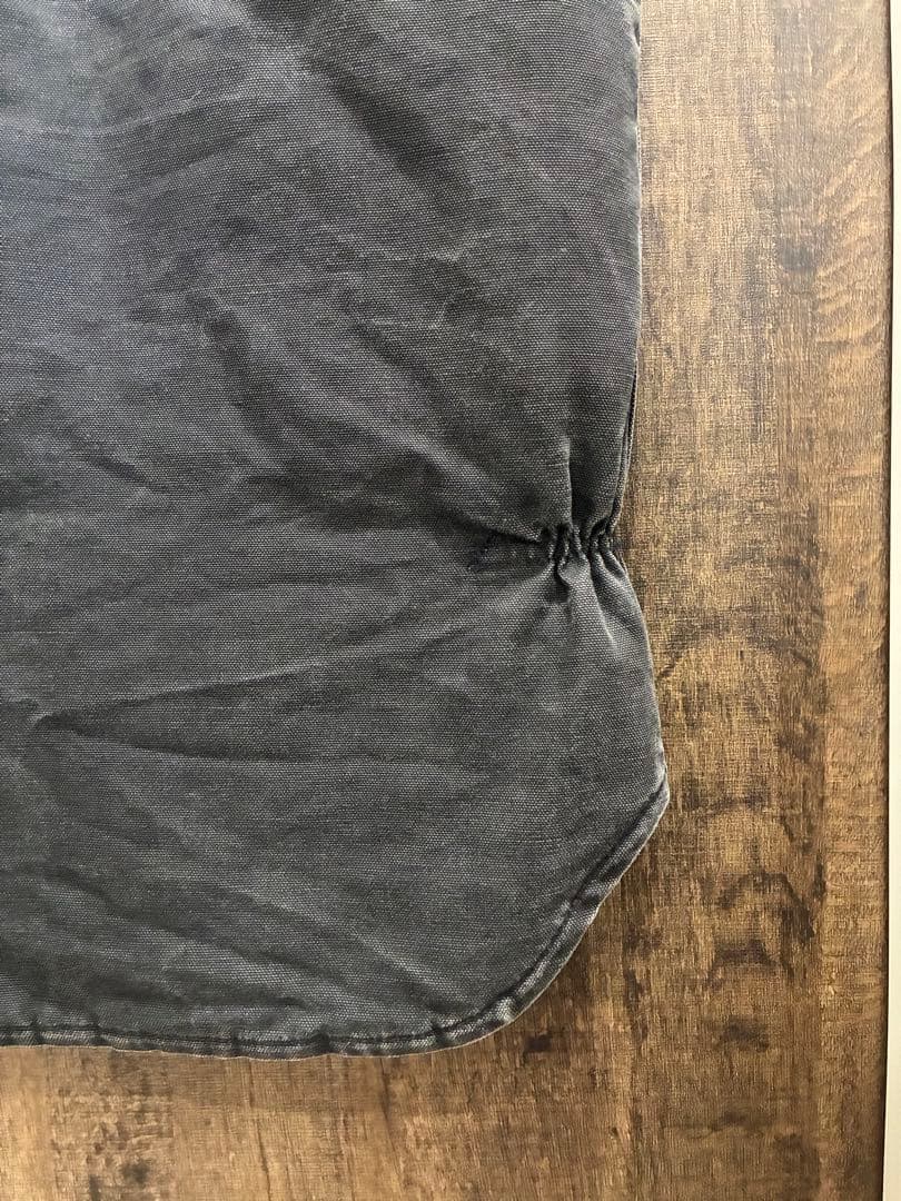 90s Carhartt VQ185 ダックベスト 黒 USA 腰ゴム Sサイズ
