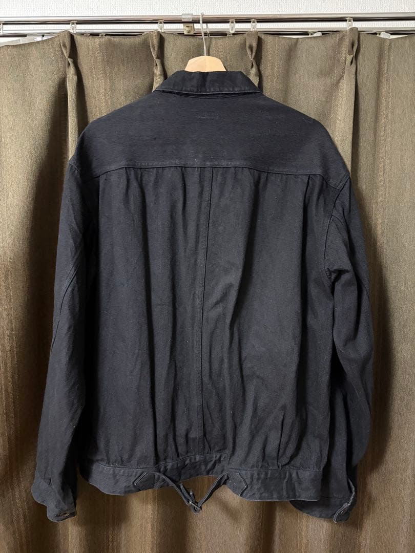 Comoli ブラックデニムジャケット　size4