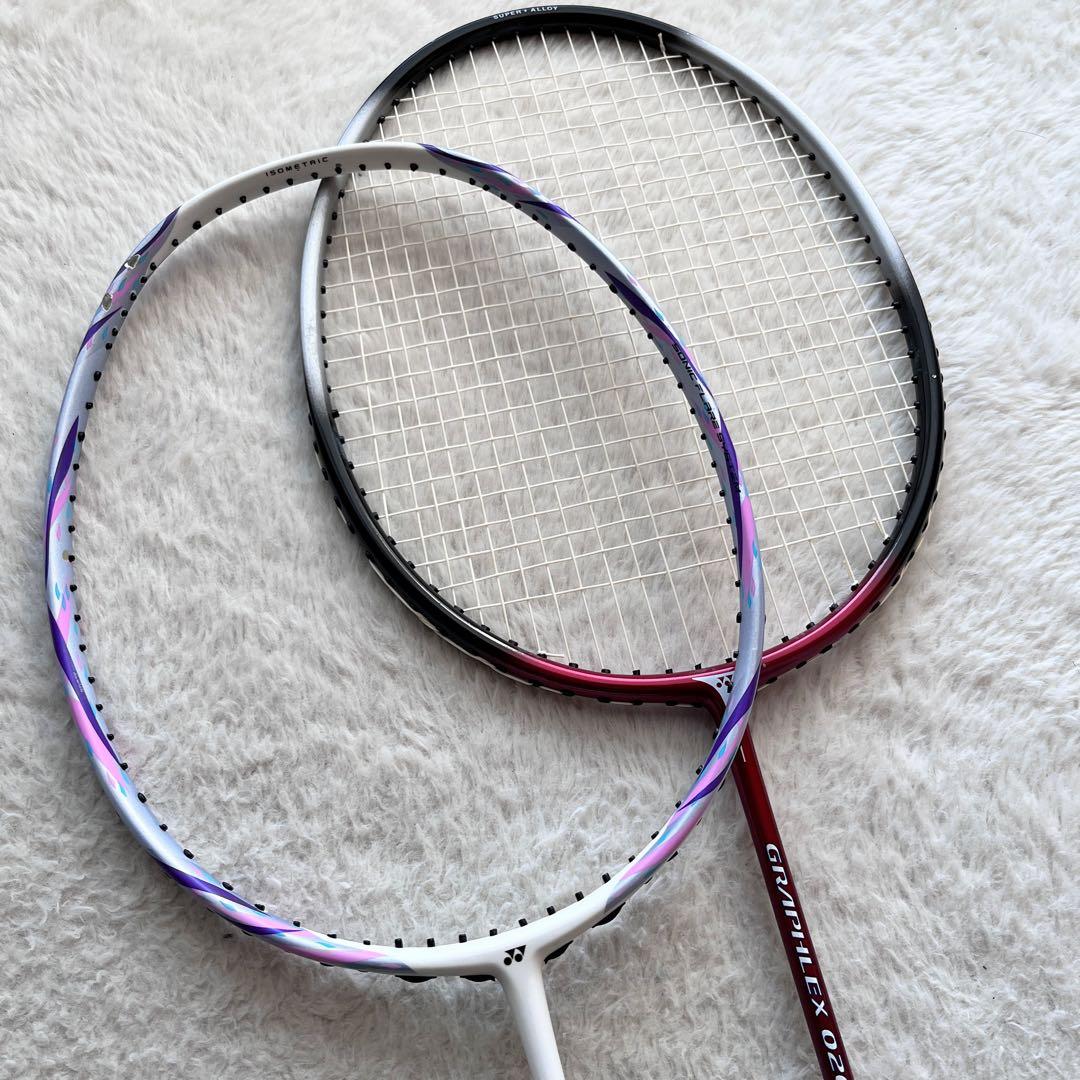 YONEX ヨネックス バドミントン ラケット 2本セット ナノフレア 111