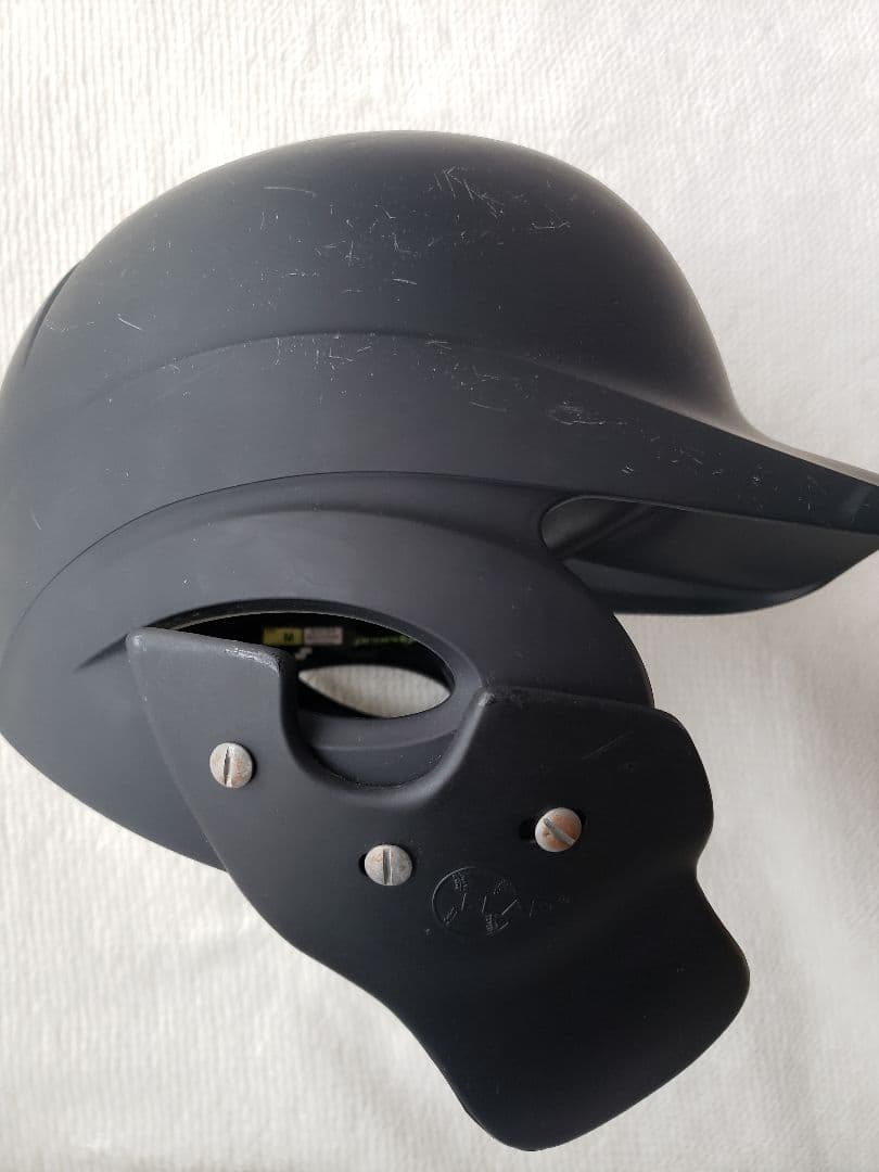 SSK軟式野球ヘルメット左打者顎ガード付き