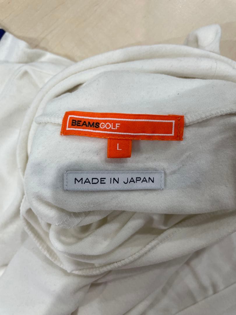 BERMAS GOLF タートルネックシャツ ホワイト