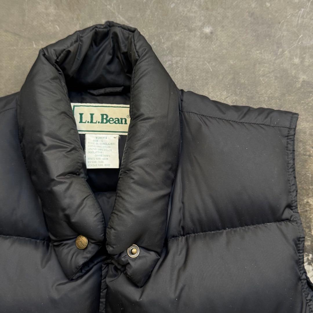 80s LLbean ダウンベスト ブラック
