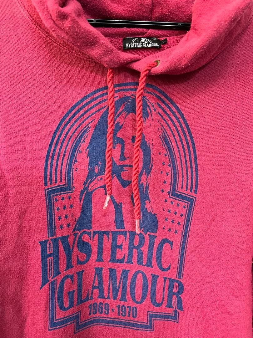 HYSTERIC GLAMOUR ピンク パーカー Lサイズ ヒスガール