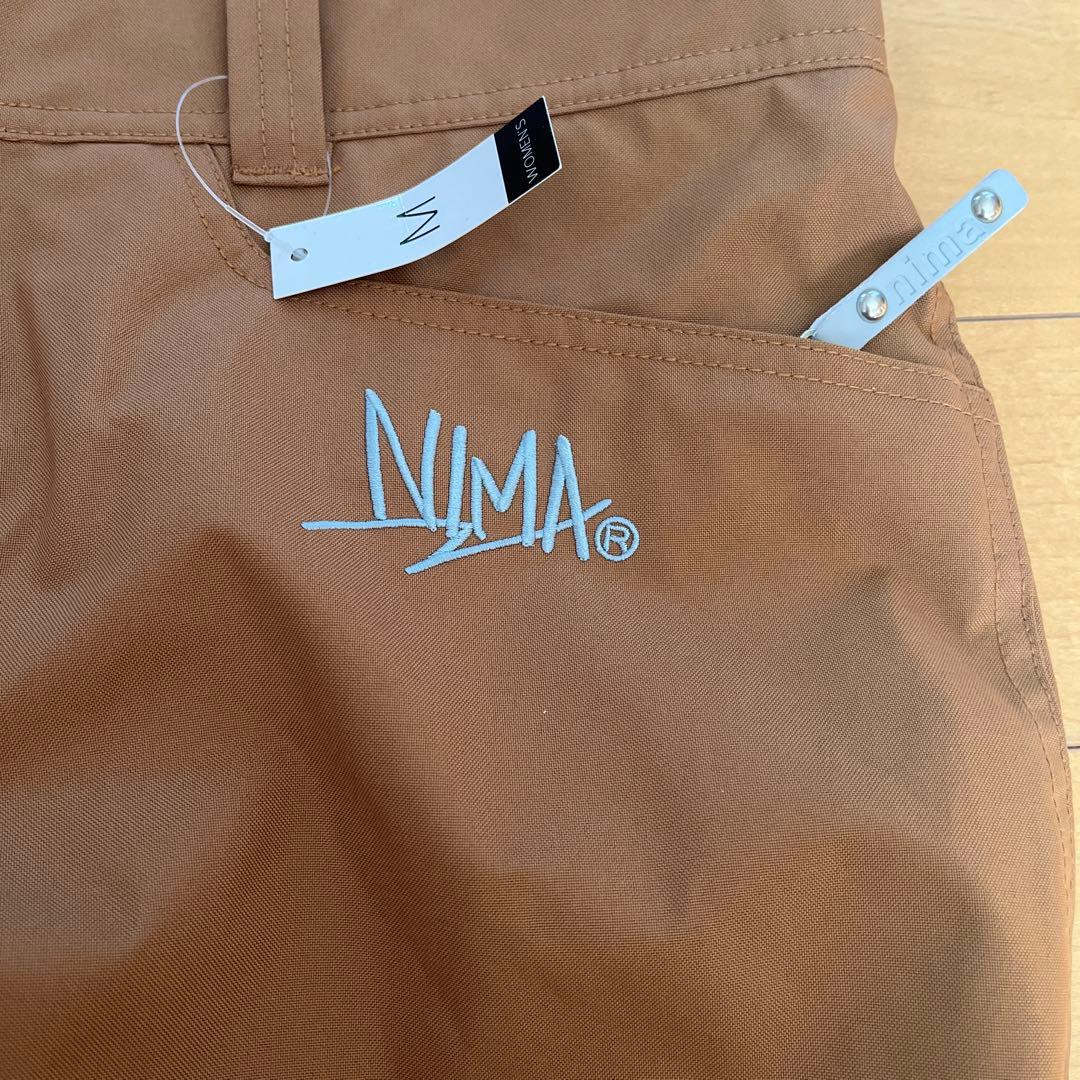【新品】nima ブラウン スノーボードウェア Mサイズ