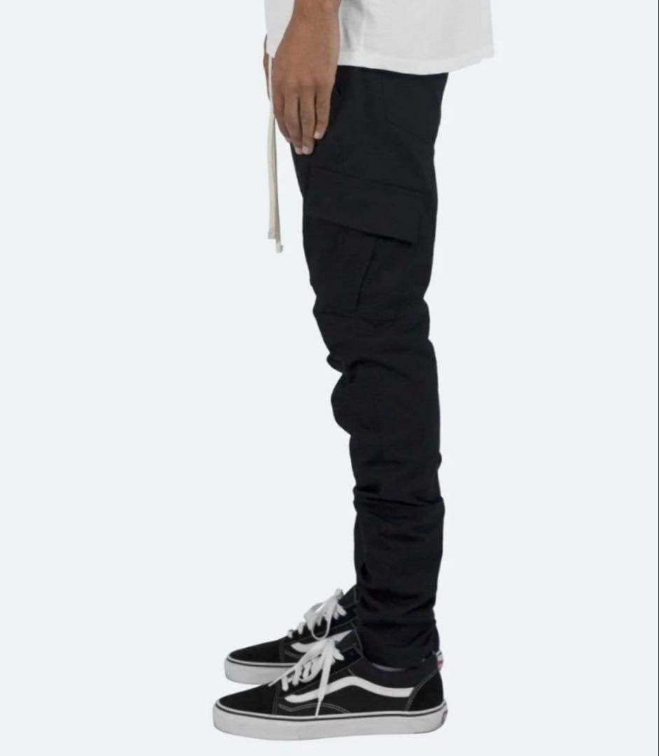 パンツ mnml ZIP CARGO DRAWCORD PANTS / BLACK