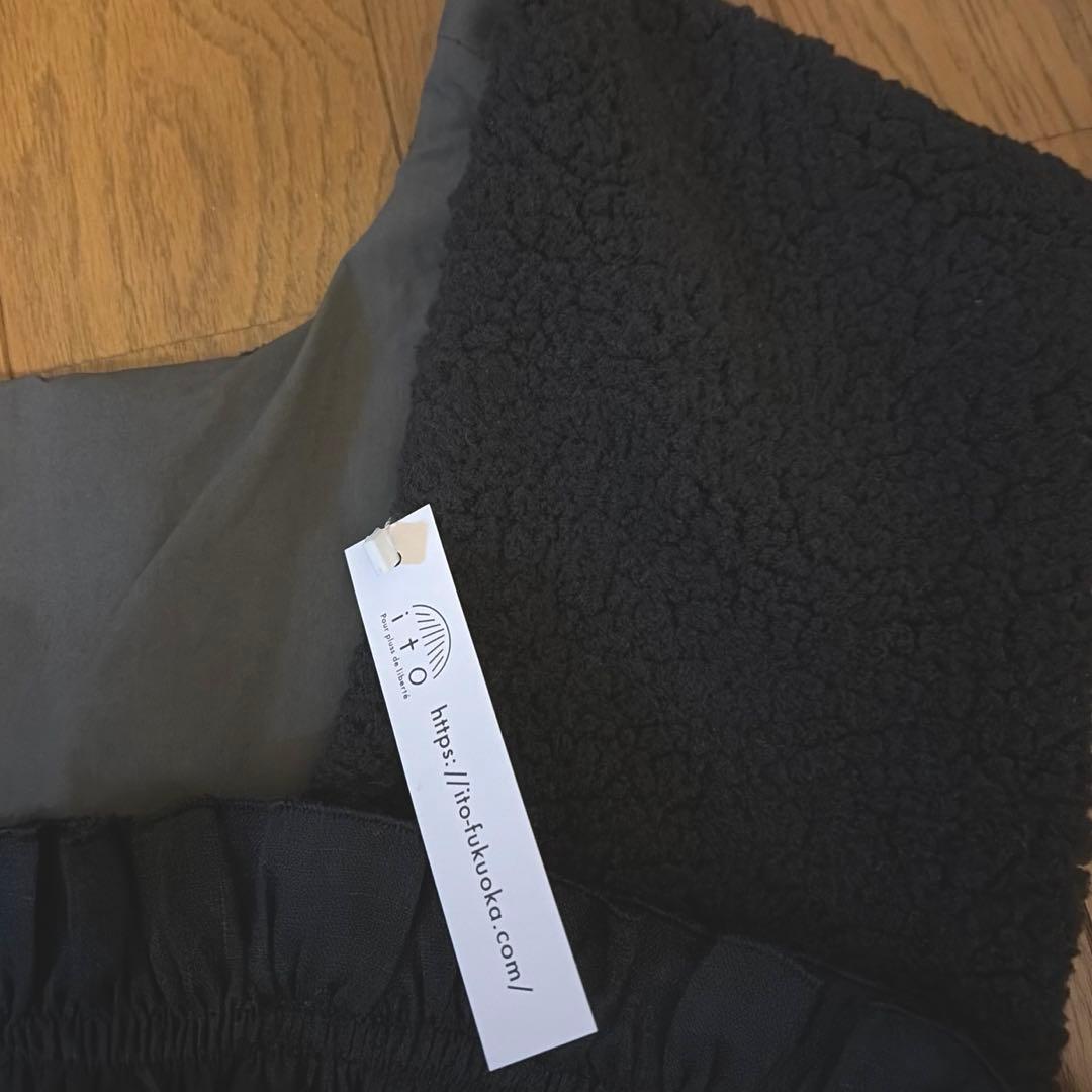 新品⭐︎ito fukuoka BOA vest《 black× black》