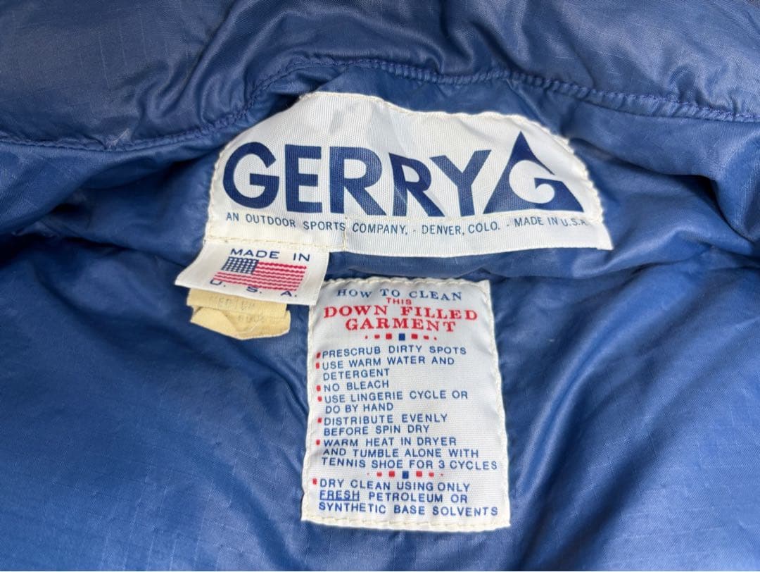 USA製 70s GERRY  DOWN VEST ジェリー ダウン
