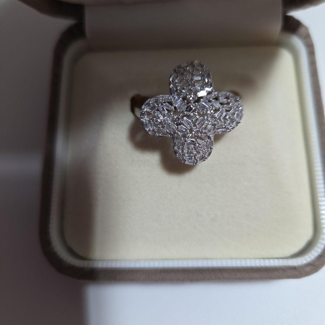 18K ダイヤモンドリング総量4g