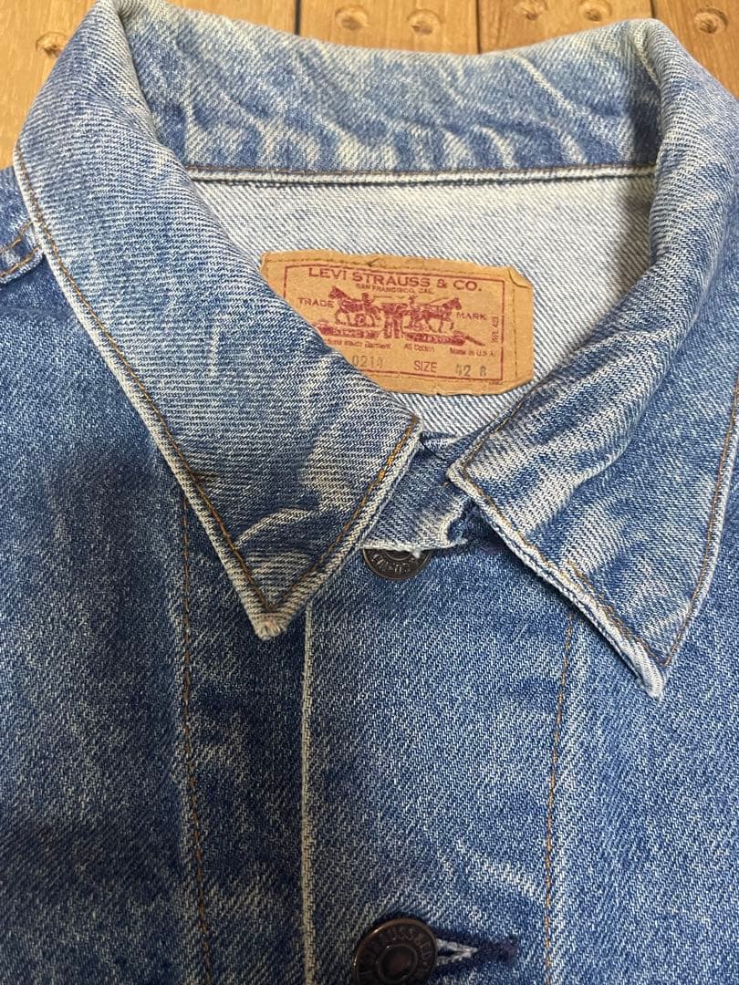 Levi's Gジャン 米国製70506-0214 サイズ42R 刻印725