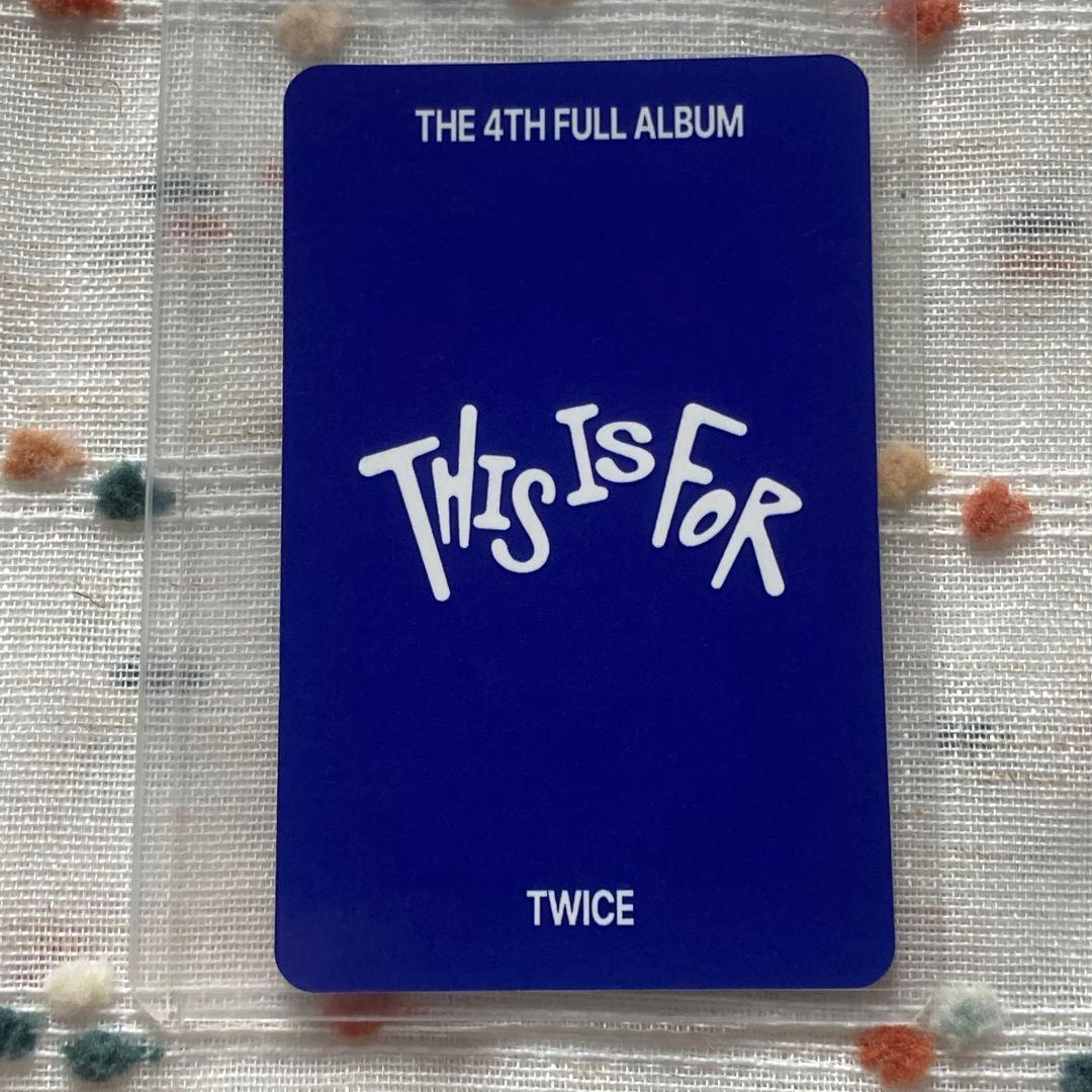 サナ TWICE THIS IS FOR 7/13 人気歌謡 サノク トレカ