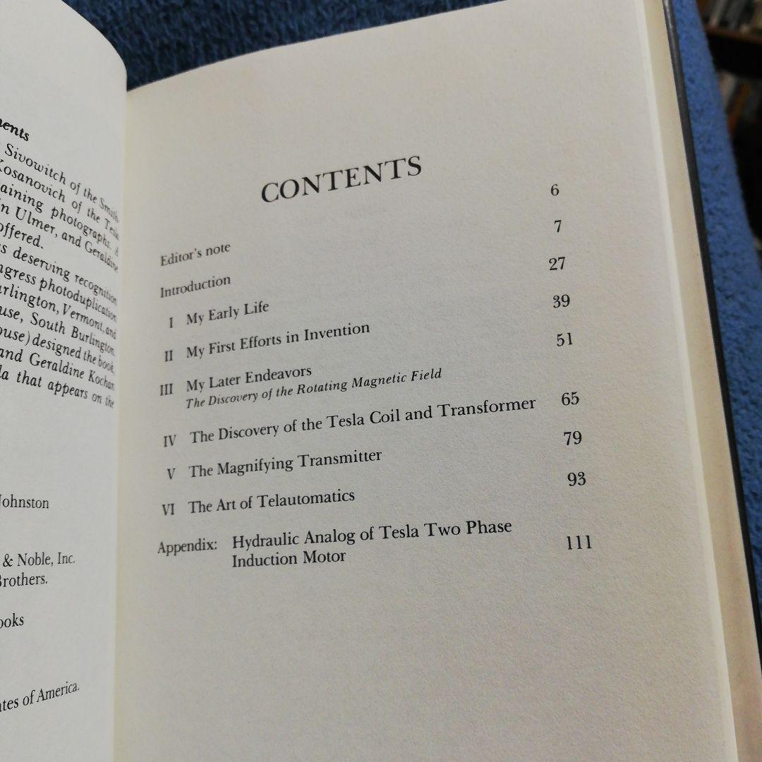 洋書 My Inventions by Nikola Tesla