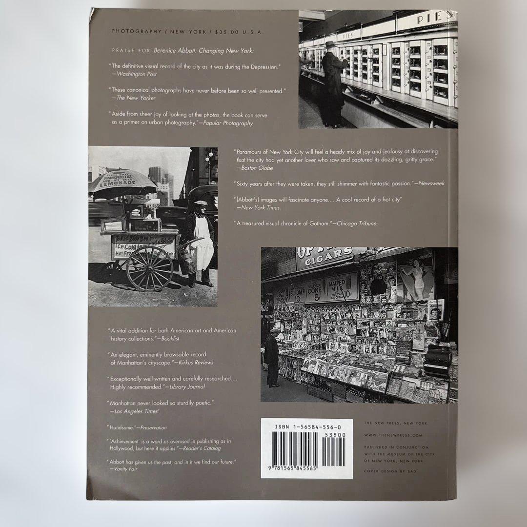 洋書 Changing New York Berenice Abbott