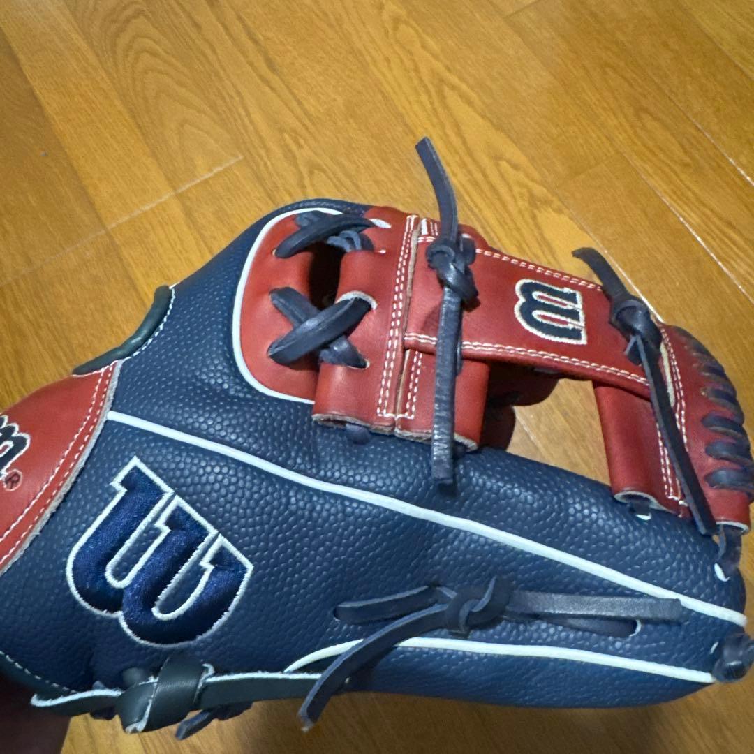 Wilson 軟式グローブ 内野用　86型　プロティオス型付け済み