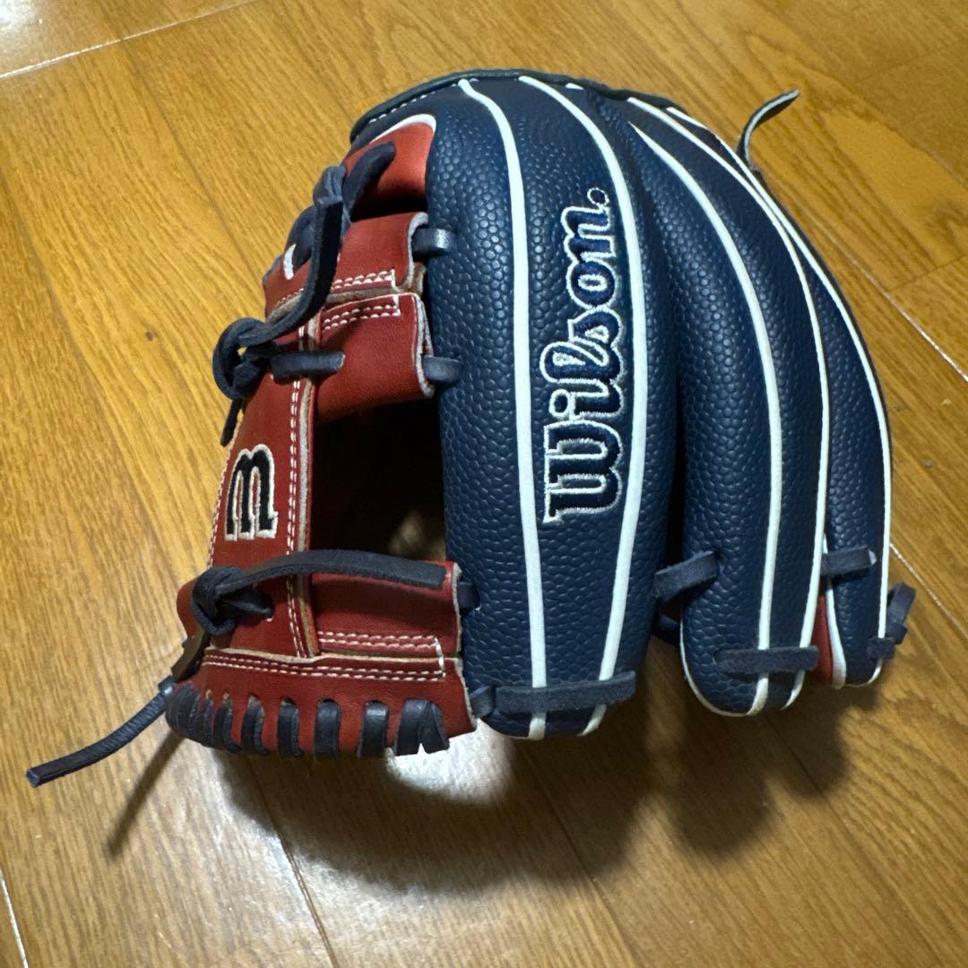 Wilson 軟式グローブ 内野用　86型　プロティオス型付け済み